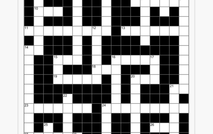 Closed in on crossword clue