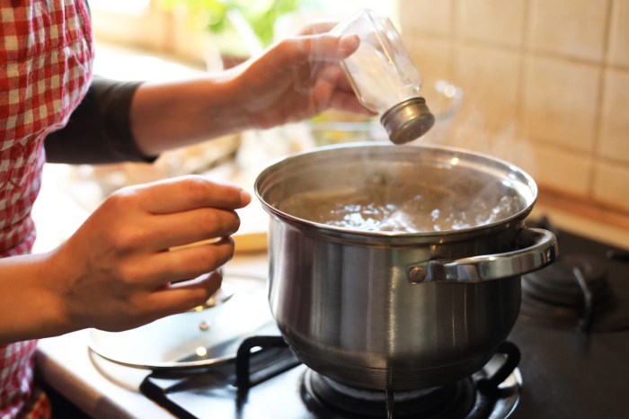 Pip believes adding ________ will help the water boil faster.